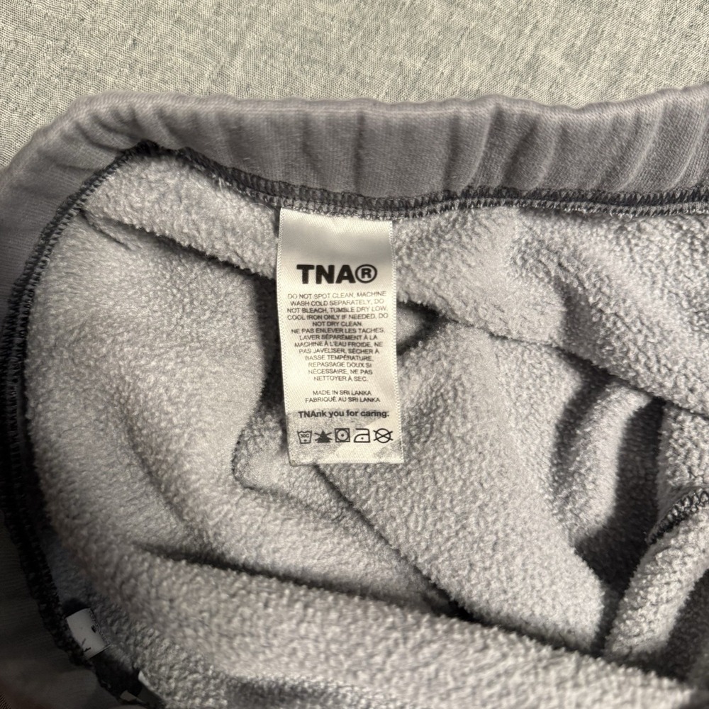 TNA Sweatpants Womens S Gray Sweatfleece Cozy Fleece Snug Fit Jogger Pants - Picture 5 of 7